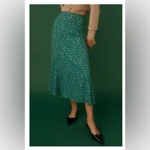 Reformation Bea Midi Skirt in Rosemarie